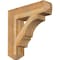 Ekena Millwork Balboa Craftsman Rough Sawn Bracket, Western Red Cedar, 6"W x 26"D x 26"H BKT06X26X26BOA04RWR - alternate 1